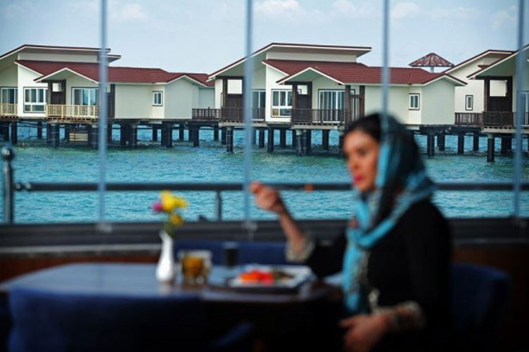 حال و هوای خوب جزیره کیش در شب یلدای امسال