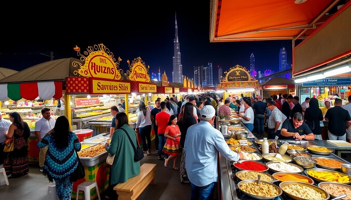 تفریحات دبی در شب