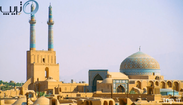 نمیی زیبا از مسجد یزد