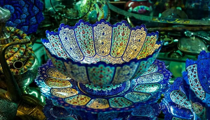 خاتم کاری از سوغاتی های یزد