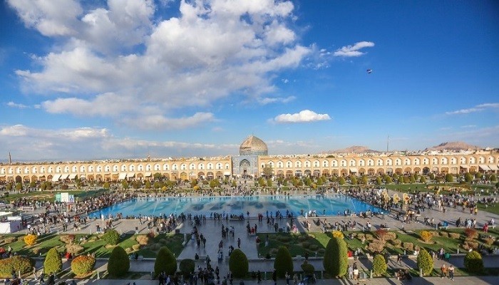 میدان نقش جهان از بالا