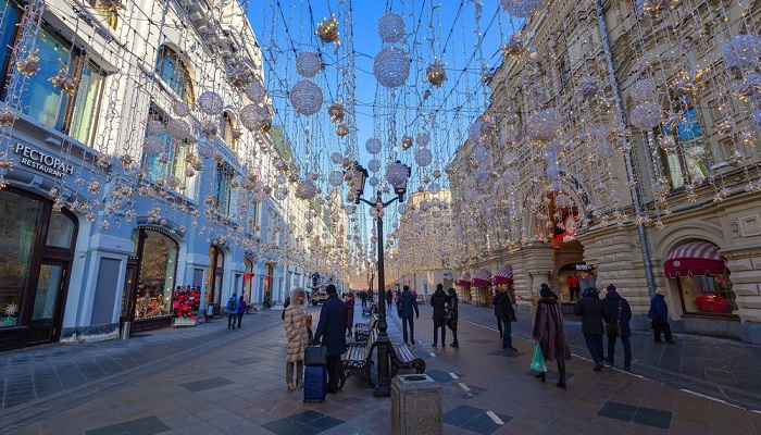 نیکولاس کایا از قدیمی ترین خیابان های مسکو