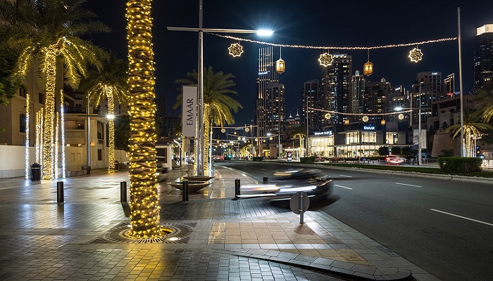 تفریحات دبی در شب