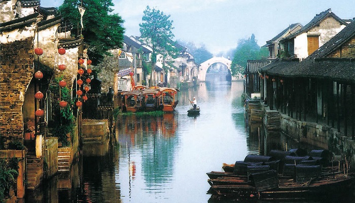 شهر باستانی شیتانگ از جاهای دیدنی هانگژو چین