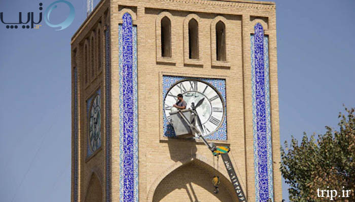 عکس میدان ساعت یزد
