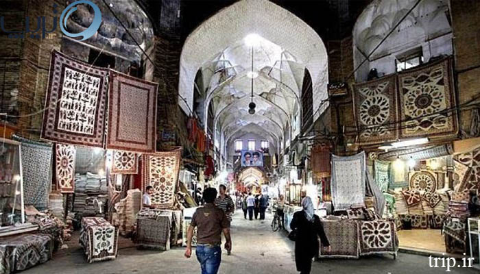 بخش های مختلف بازار خان یزد