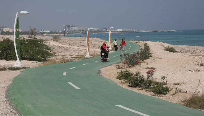 مسیر دوچرخه سواری در کیش