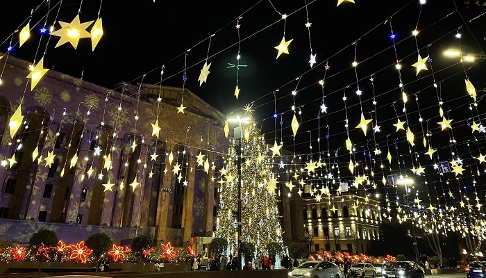 کریسمس در تفلیس گرجستان