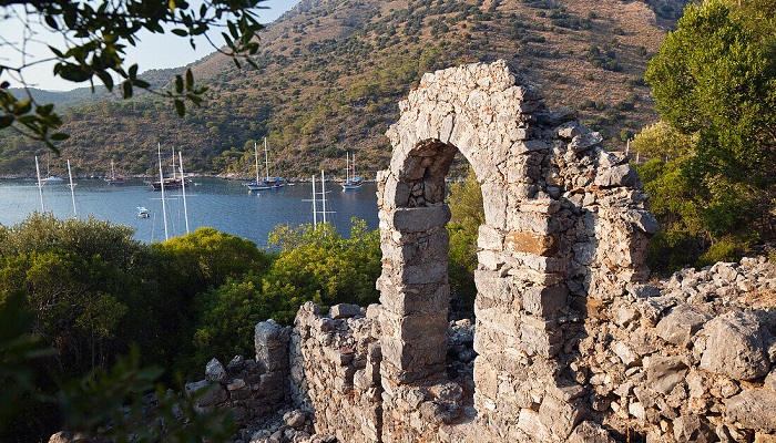 جزیره سنت نیکلاس فتحیه ترکیه