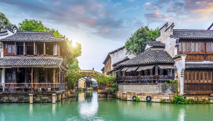 روستای آبی ووژن هانگژو چین